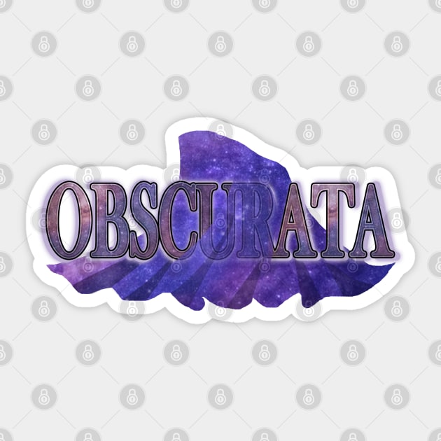 Obscurata Sticker by DoctorBadguy